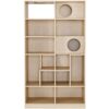 Furniture Style Cat Bookcase Cat Tree Shelves - Natural - Image 12