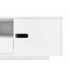 Modern High Glossy Rectangle Coffee Table, Accent Furniture With 16 Color LED Lights For Living Room - White - Image 16