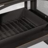 40" Wood Burning Fireplace, 50000 Btu Steel Fire Pit, Wood Burning Chimney For Outside Patio Deck Garden Backyard - Black - Image 8