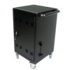 Mobile Charging Cart For Tablets Laptops 35 Device Capacity Matt Metal - Matt Black - Image 5