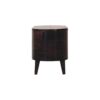 Rounded Lid-Up Blanket Box - Walnut - Image 6