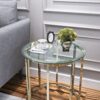 20" Round Tempered Glass Table Top Clear Glass 1 / 4" Thick Flat Polished Edge - Transparent - Image 2