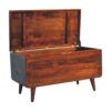 Curved Blanket Box - Chestnut - Image 2