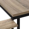 Accent Table, C - Shaped, Contemporary - Taupe - Image 6
