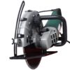 Portable Electric Corded Circular Concrete Saw 14" Wet / Dry Cutter 2600W Green Steel With Water Line & Guide Roller - Green - Image 7