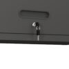 Heavy Duty, Metal Wall Mounted Tool Storage Cabinet Steel Metal Garage Storage Cabinet - Black / Gray - Image 13
