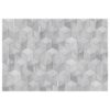 Hexagon Carrara Stone Marble Tile Ol Textured 3D Fluted (Set of 12) - Natural / Gray - Image 8