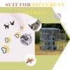 Outdoor Cat House With Shelves And Weather Protection, Removable Wood Boxes - Gray - Image 3