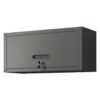 Heavy Duty, Metal Wall Mounted Tool Storage Cabinet Steel Metal Garage Storage Cabinet - Black / Gray - Image 4