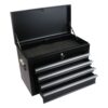 6 Drawer Lockable Tool Cabinet On Wheels Steel Rolling Tool Chest With Detachable Toolbox, 2 In 1 Garage Workshop Storage Organizer With 4 Universal Casters - Black - Image 16