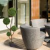 Artificial Boxwood Topiary Tree Triple Ball Shaped Faux Plant 150 Cm - Green - Image 6