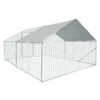 Xpt034 Outdoor Chicken Coop Metal Big Space - Silver Gray - Image 5