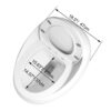 Modern Egg Shape Toilet 1.28 Gpf Single Flush Ceramic - White - Image 26