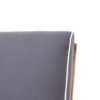 Patio Lounge Chair, Outdoor Club Chair - Dark Gray / Teak - Image 13
