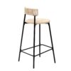 Boho Style Handwoven Paper Rope Counter Stools (Set of 2) - Creamy White - Image 9