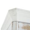 Vintage Display Cabinet With Double Glass Doors, Traditional Style Hutch For Home Or Workspace Washed - White Washed - Image 23