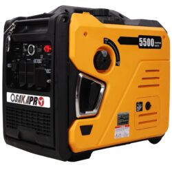 Super Quiet Inverter Generator 5.5Kw Portable Electric & Remote Start Aluminum, 224Cc 4 Stroke - Orange