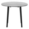 3 Piece Dining Table Set, Small, Drop Leaf, Contemporary & Modern - Gray - Image 4