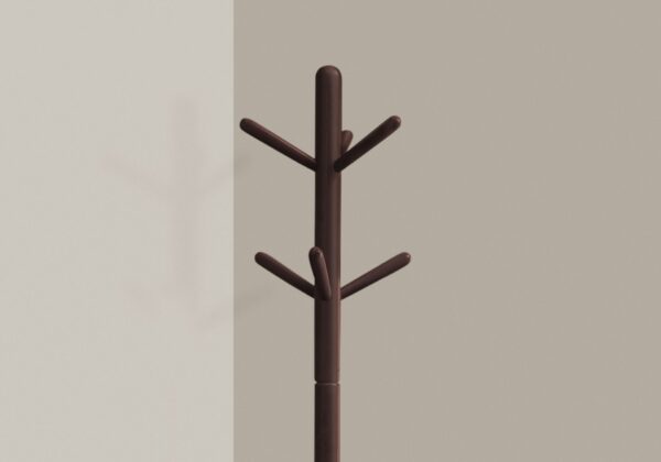 Free Standing Coat Rack 9 Hooks For Entryway - Espresso
