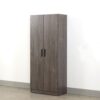 Mia Farmhouse Shoe Cabinet With 6 Shelves - Gray - Image 6