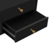TV Stand, Entertainment Center TV Media Console Table, Modern TV Stand With Storage, TV Console Cabinet Furniture For Living Room - Black - Image 15