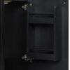 Classic Retro 24" Bathroom Vanity With Sink, Door Shelf, Side Open Storage Frame, Soft Closing Door - Black - Image 15