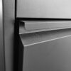 Heavy Duty Metal 5 Drawer Vertical File Cabinet With Lock And Wheels For Home Office - Brushed Nickel - Image 11