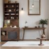 Furniture Style Multi Use Cat Litter Box House With Storage - Walnut - Image 9