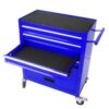 4 Drawers Multifunctional Tool Cart With Wheels - Blue - Image 13