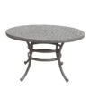 Outdoor 5 Piece Aluminum Dining Set With Cushion - Golden Gauze - Image 4