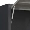 Heavy Duty Metal Wall Mounted Tool Storage Cabinet Steel Metal Garage Storage Cabinet - Black / Gray - Image 17