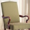 Delaney - Gooseneck Arm Chair With Green Jacquard Diamond - Green - Image 6