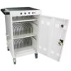 Mobile Charging Cart For Tablets Laptops 35 Device Capacity Matt Metal - Antique White - Image 8
