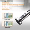 21" Commercial Kitchen Faucet With Dual Function Pull Down Sprayhead In, Stainless Steel - Brushed Nickel - Image 6