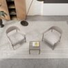 Furniture Set With Seat Cushions, Sturdy And Durable - Apricot Brown - Image 4
