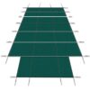 High Strength Mesh Pool Safety Cover With Installation Hardware, 16 X 32Ft With 4 X 8Ft End Step - Green - Image 4