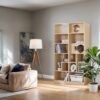 Furniture Style Cat Bookcase Cat Tree Shelves - Natural - Image 7