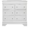 Shaker - Full 5 Pieces Bedroom Set With LED Lighting And Tufted Headboard - White - Image 4