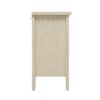 3 Drawer Buffet Sideboard With Adjustable Shelves, Storage Cabinet With Natural Seaweed Decor Doors For Living Room Kitchen Entryway - Natural - Image 12
