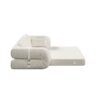 Human Dog Bed, Lazy Sofa Couch, Multifunctional Foldable Sofa Bed, 3 In 1 Teddy Fabric Sleeper Sofa Bed For Living Room Guest Bed, Playroom - Beige - Image 24