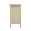 Hollowed Out Cabinet With 4 Doors, American Furniture, Suitable For Bedroom, Living Room, Study - Natural - Image 9