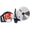 Industrial 52Cc 2 Stroke Gas Powered Concrete Cut Off Saw With Blade Steel - Red - Image 6