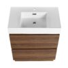 Modern Freestanding Bathroom Vanities With Single Sink Combo - Brown - Image 11