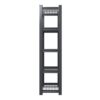 Heavy Duty 5 Tier Adjustable Metal Mesh Storage Rack With 2000 Lbs Capacity - Brushed Nickel - Image 16