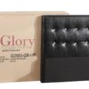 Twin Bed Stylish Transitional - Sleek Black - Image 4