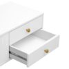 TV Stand, Entertainment Center TV Media Console Table, Modern TV Stand With Storage, TV Console Cabinet Furniture For Living Room - White - Image 16