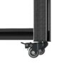 Heavy Duty 5 Tier Adjustable Metal Shelving Unit With Pegboard And Wheels For Multipurpose Storage - Black - Image 11