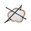 Cloud Coffee Table (Set of 2), Coffee Table, End Table With Tempered Changrainbow Glass For Living Room, Bedroom, Office, Balcony - Natural Wood - Image 17