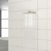 Square Rainfall Shower Head Stainless Steel, Full Body Coverage, Modern Wall / Ceiling Mount - Brushed Nickel - Image 4
