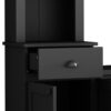 Minimalist - Entertainment Wall Unit Set With Bridge For TVs Up To 75", Ample Storage Space TV Stand With Adjustable Shelves - Black - Image 16